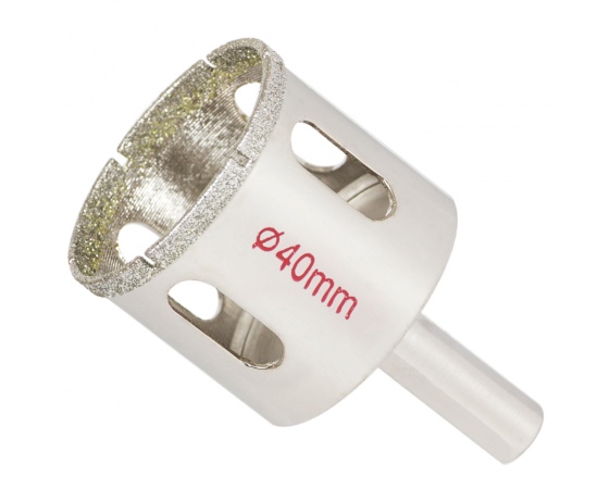 Фото 2 - Коронка алмазная по керамике и стеклу Ø40мм SIGMA (1541401)