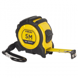 Рулетка магнитная обрезиненная Advanced нейлоновое покрытие 5м×19мм SIGMA (3823151)