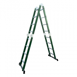 Лестница многоцелевая комбинированная 4х4 ступеней 4.70м GRAD (5031725)