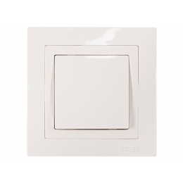 Выключатель Luxel BRAVO (5002) белый