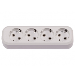 Колодка Luxel 4 розетки с заземлением (7151)