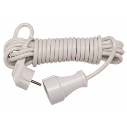 Сетевой удлинитель Luxel 1 розетка 10М с заземлением (7009)