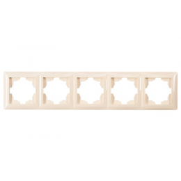 Рамка 5-я горизонтальная Luxel PRIMERA (3325) кремовая