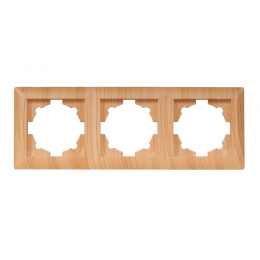 Рамка 3-я горизонтальная Luxel PRIMERA (3823) сосна