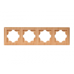 Рамка 4-я горизонтальная Luxel PRIMERA (3824) сосна