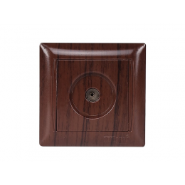 Розетка телевизионная Luxel PRIMERA (3909) вишневая