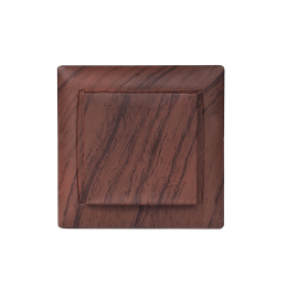 Розетка с заземлением и крышкой Luxel PRIMERA (3911) вишневая