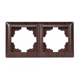 Рамка 2-я горизонтальная Luxel PRIMERA (3922) вишневая