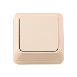 Наружный выключатель Luxel OPERA (2302) кремовый