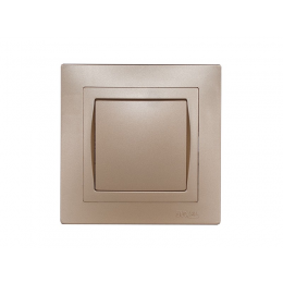 Выключатель Luxel BRAVO (5602) платиновый