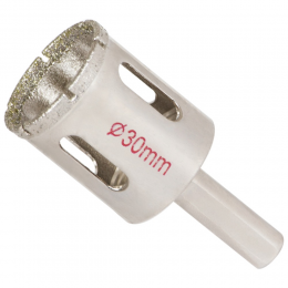 Коронки алмазные по керамике и стеклу Ø30мм SIGMA (1541301)