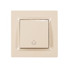 Кнопка звонка Luxel JAZZ (9317) кремовая