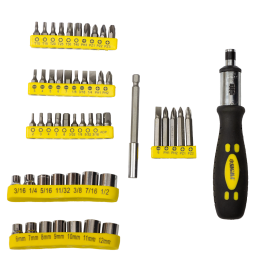 Отвертка + насадки торцевые и биты 51шт CrV SIGMA (4002131)