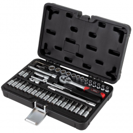 Набор насадок торцевых и бит 1/4