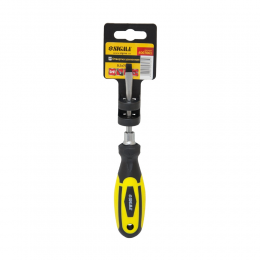 Отвертка усиленная шлицевая SL5×75мм под ключ CrV SIGMA (4007061)