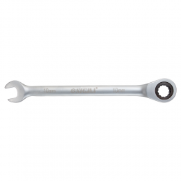 Ключ рожково-накидной трещоточный 10мм CrV satine SIGMA (6022101)