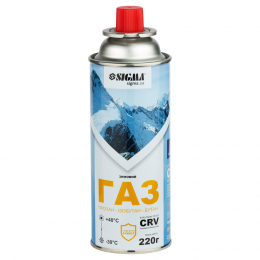 Баллон газовый зимний 220г CRV SIGMA (2901721)