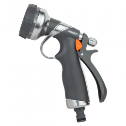 Пистолет распылитель 8-ми режимный (AL+TPR) FLORA (5011314)