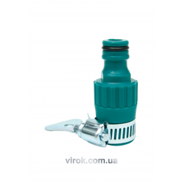 Адаптер зовнішній для карана з хомутом FLO 1/2