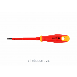 Викрутка діелектрична плоска YATO SL4 х 100 мм VDE до 1000 В
