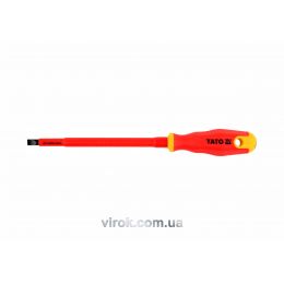 Викрутка діелектрична плоска YATO SL8 х 150 мм VDE до 1000 В