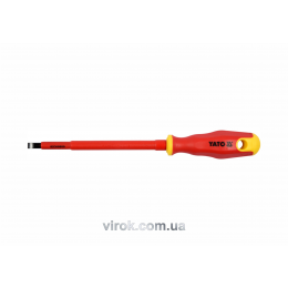 Викрутка діелектрична плоска YATO SL6.5 х 150 мм VDE до 1000 В
