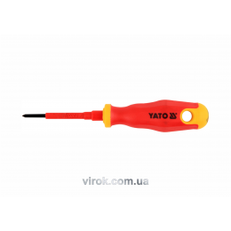 Викрутка діелектрична хрестова YATO PH0 x 60 мм VDE до 1000 В