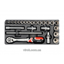 Вклад до інструментальної шафи YATO набір викруткових насадок 1/2