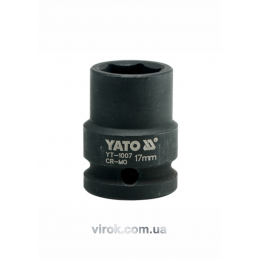 Головка торцева ударна шестигранна YATO 1/2