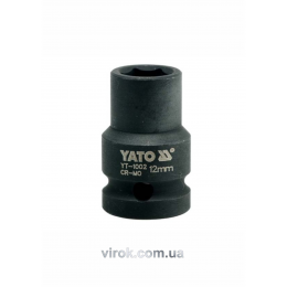 Головка торцева ударна шестигранна YATO 1/2