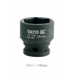 Головка торцева ударна шестигранна YATO 1/2