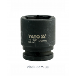 Головка торцева ударна шестигранна YATO 3/4
