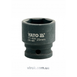 Головка торцева ударна шестигранна YATO 1/2
