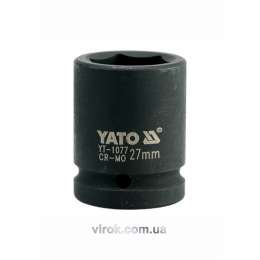 Головка торцева ударна шестигранна YATO 3/4