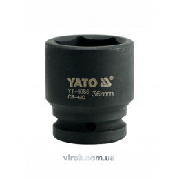 Головка торцева ударна шестигранна YATO 3/4