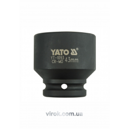 Головка торцева ударна шестигранна YATO 3/4