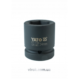 Головка торцева ударна шестигранна YATO 1