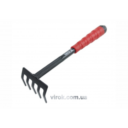 Граблі садові металеві YATO 325 мм 5 зубів