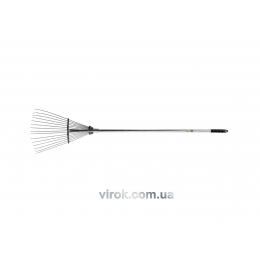 Граблі віялові з металевою ручкою FLO 530 мм 15 зубів