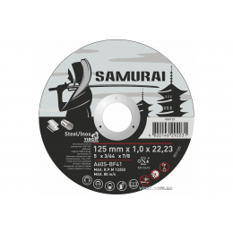 Диск відрізний по металу та нержавіючій сталі SAMURAY ТМ 