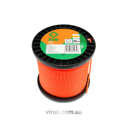 Жилка для тримера квадратна на котушці FLO 2.4 мм х 90 м