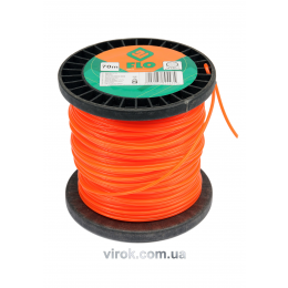 Жилка для тримера кругла на котушці FLO 2.6 мм х 70 м