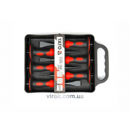 Набір зубил та пробійників з протектором YATO 180 мм 6 шт