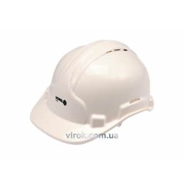 Каска для захисту голови VOREL біла