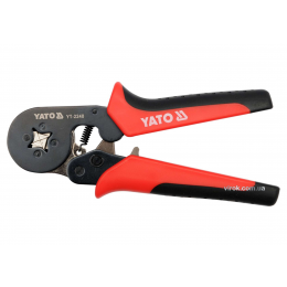 Кліщі для обтискання та зачистки проводів YATO 180 мм