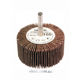 Круг шліфувальний пелюстковий для дрилі YATO 60 х 30 х 6 мм К150