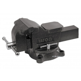 Лещата слюсарні YATO обертові з наковальнею 150 мм 15 кг