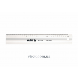 Лінійка алюмінієва YATO 300 мм