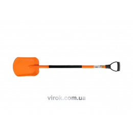 Лопата совкова з металевою ручкою FLO 120 см