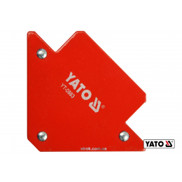 Струбцина магнітна для зварювання YATO 82 х 120 х 13 мм 11.5 кг